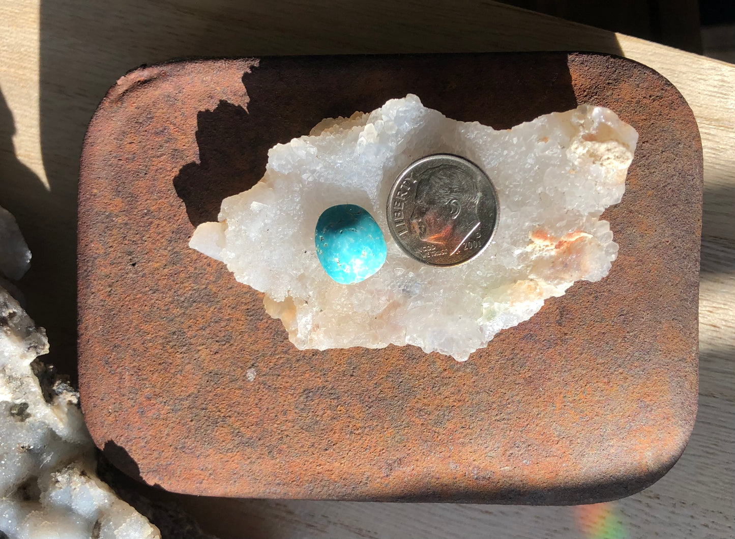 Natural Turquoise Cabochon - Silver Fox Mine