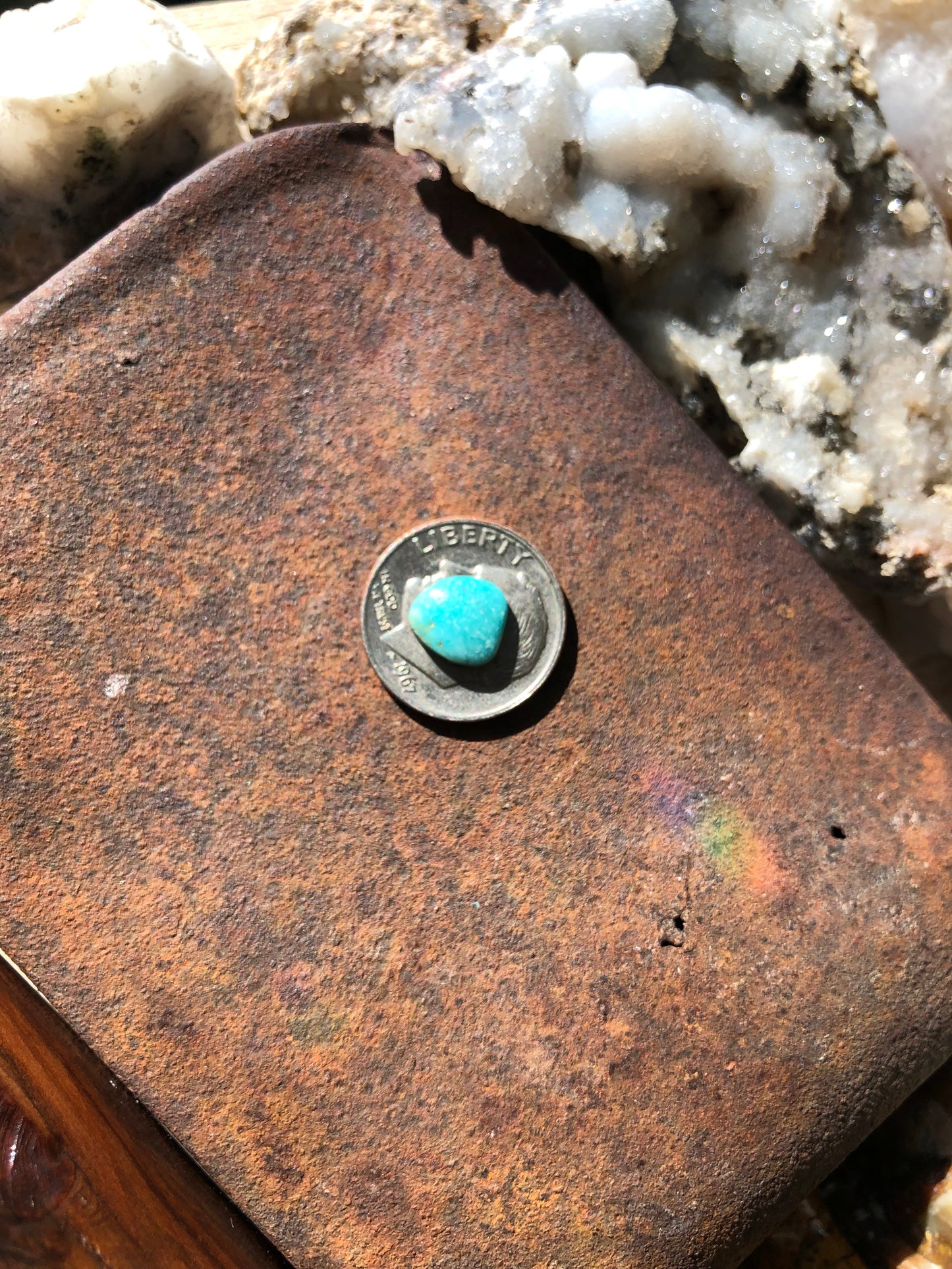 Natural Turquoise Cabochon - Silver Fox Mine