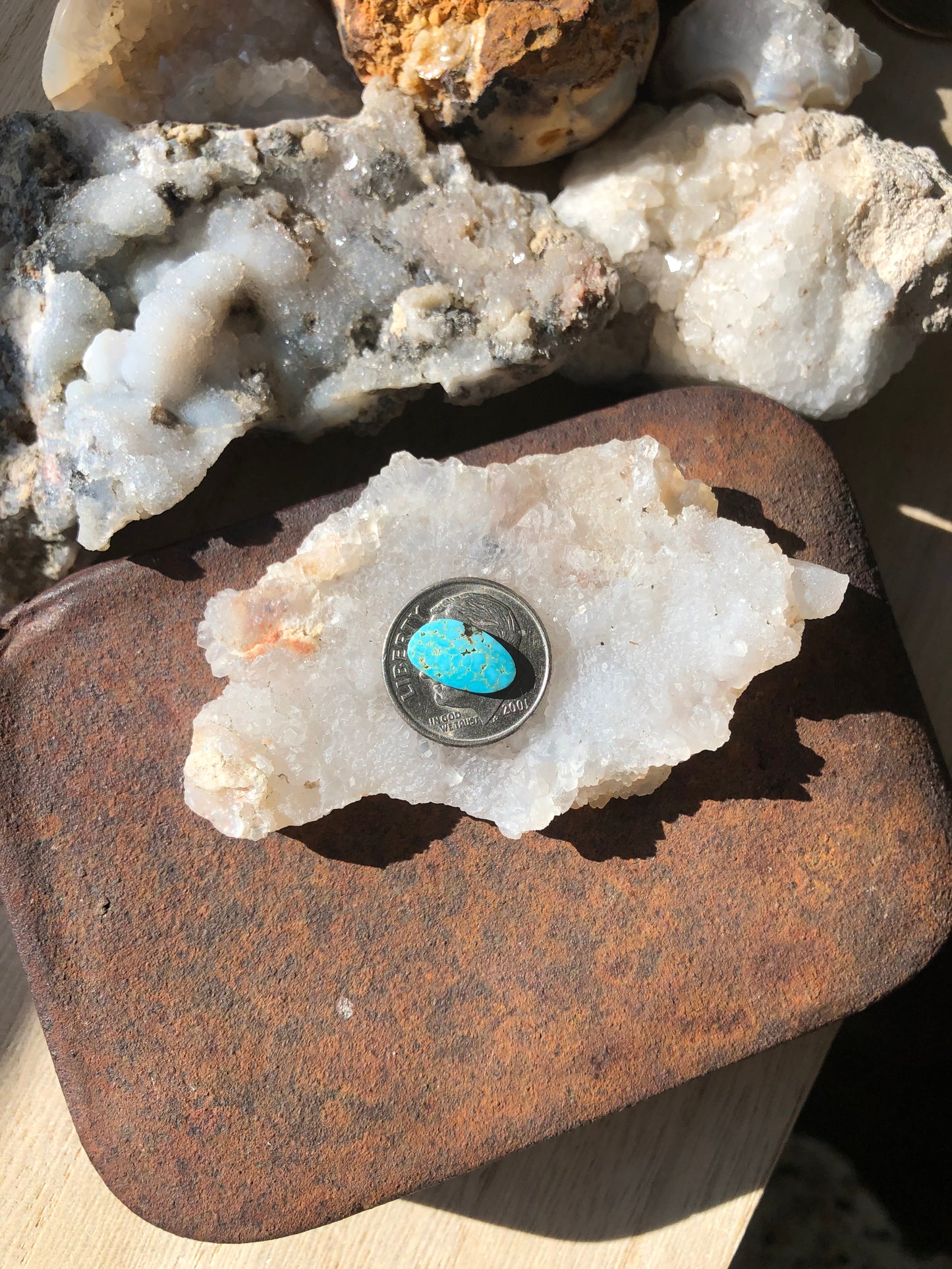 Natural Turquoise Cabochon - Silver Fox Mine