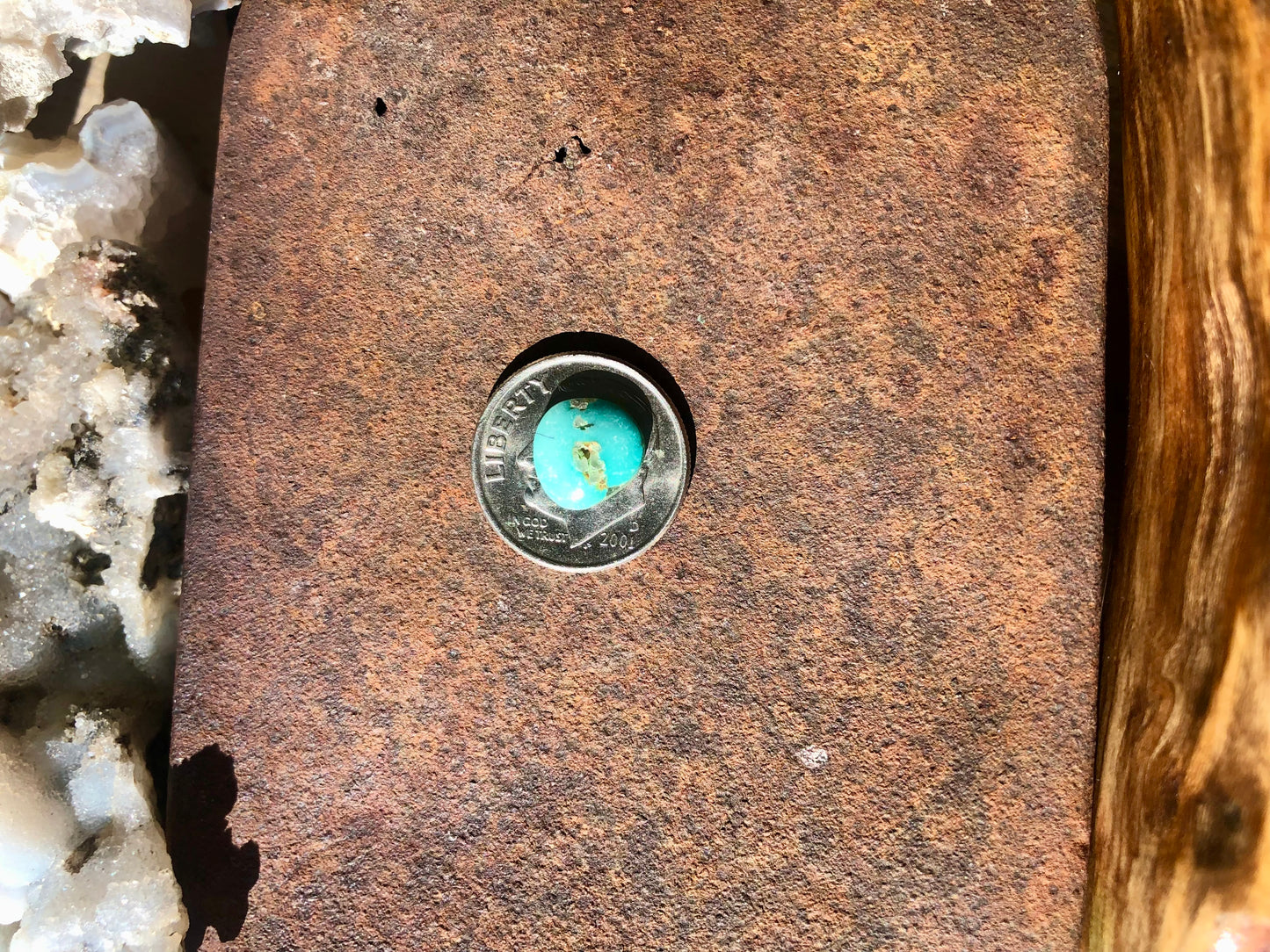 Natural Turquoise Cabochon - Silver Fox Mine