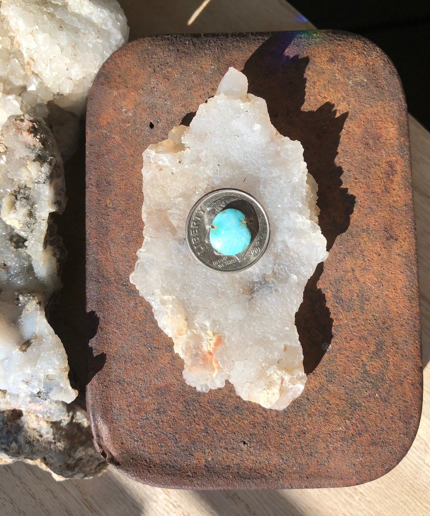 Natural Turquoise Cabochon - Silver Fox Mine