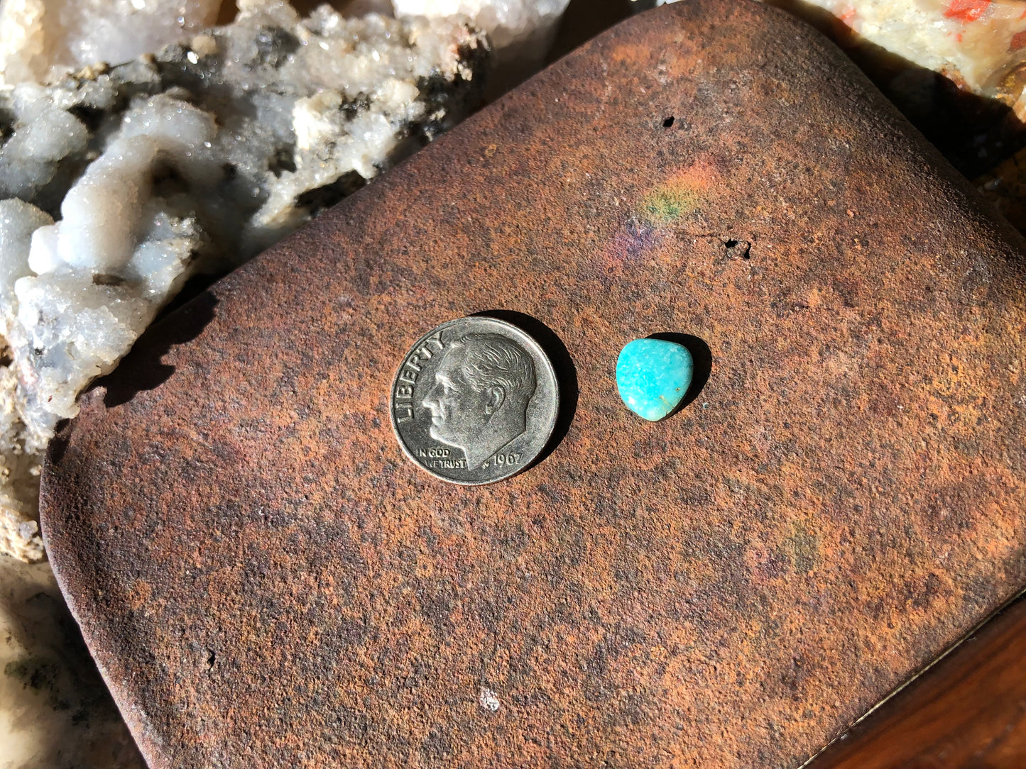 Natural Turquoise Cabochon - Silver Fox Mine