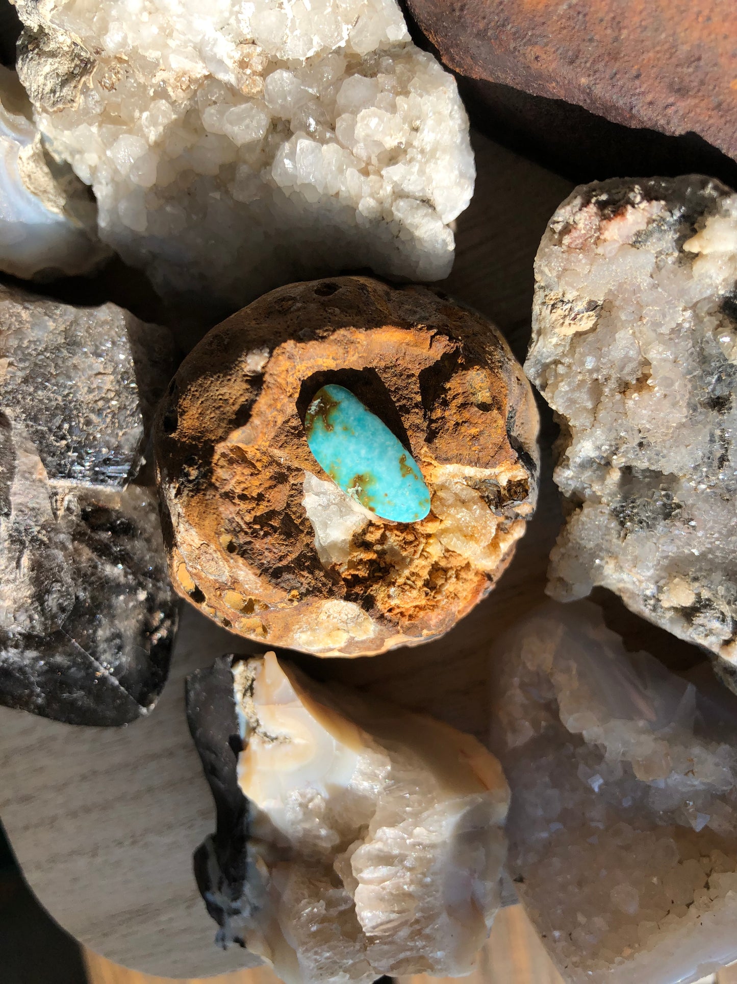 Natural Turquoise Cabochon - Silver Fox Mine