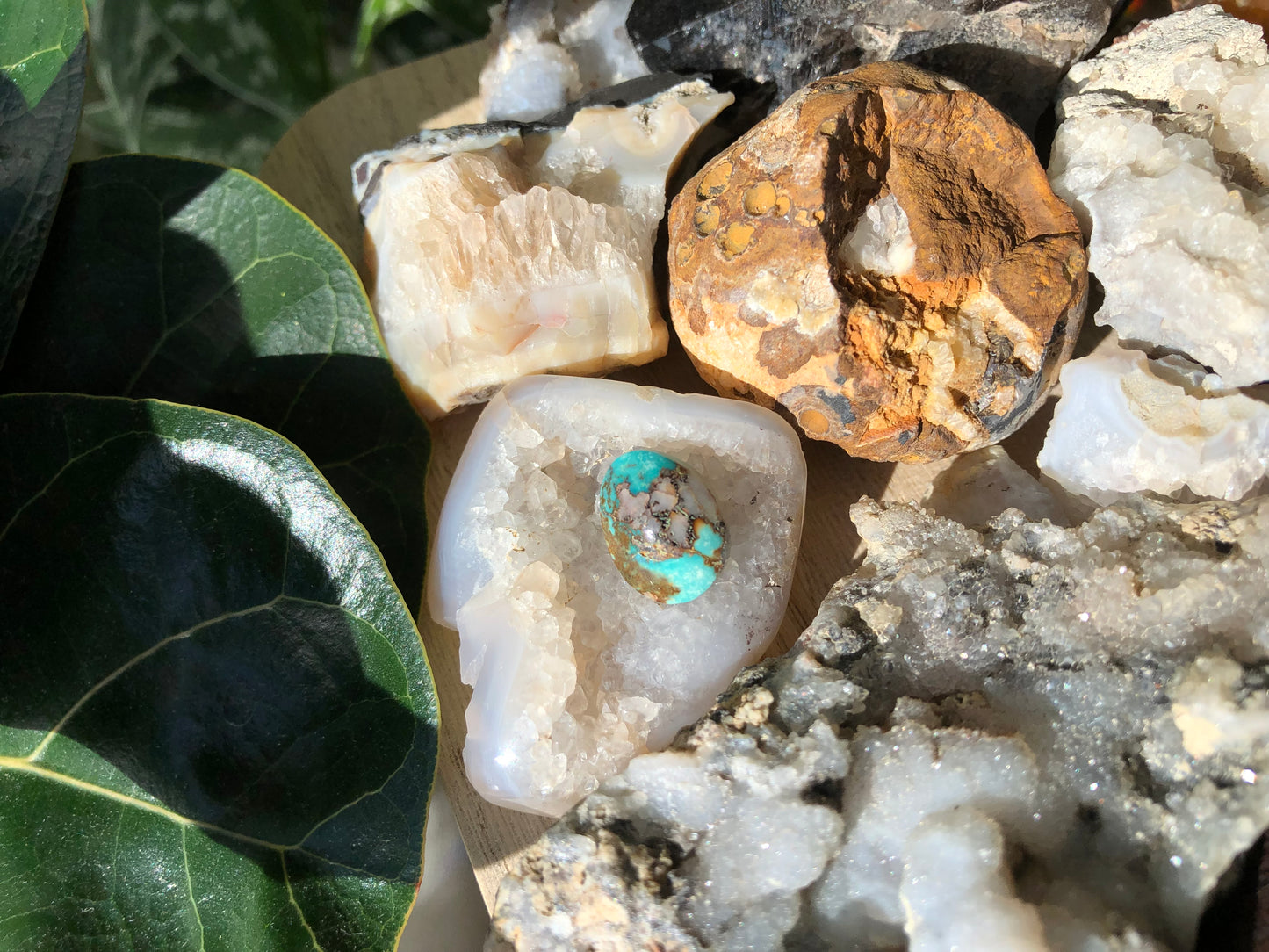 Natural Turquoise Cabochon - Silver Fox Mine