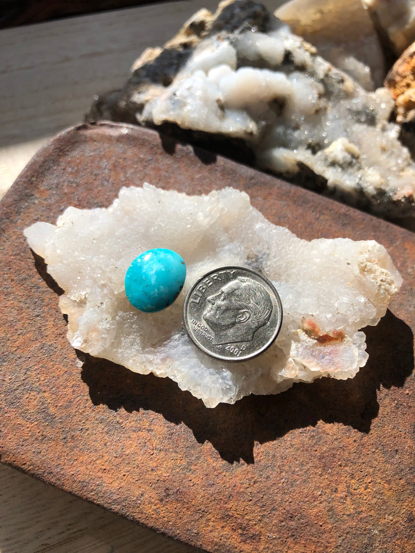 Natural Turquoise Cabochon - Silver Fox Mine