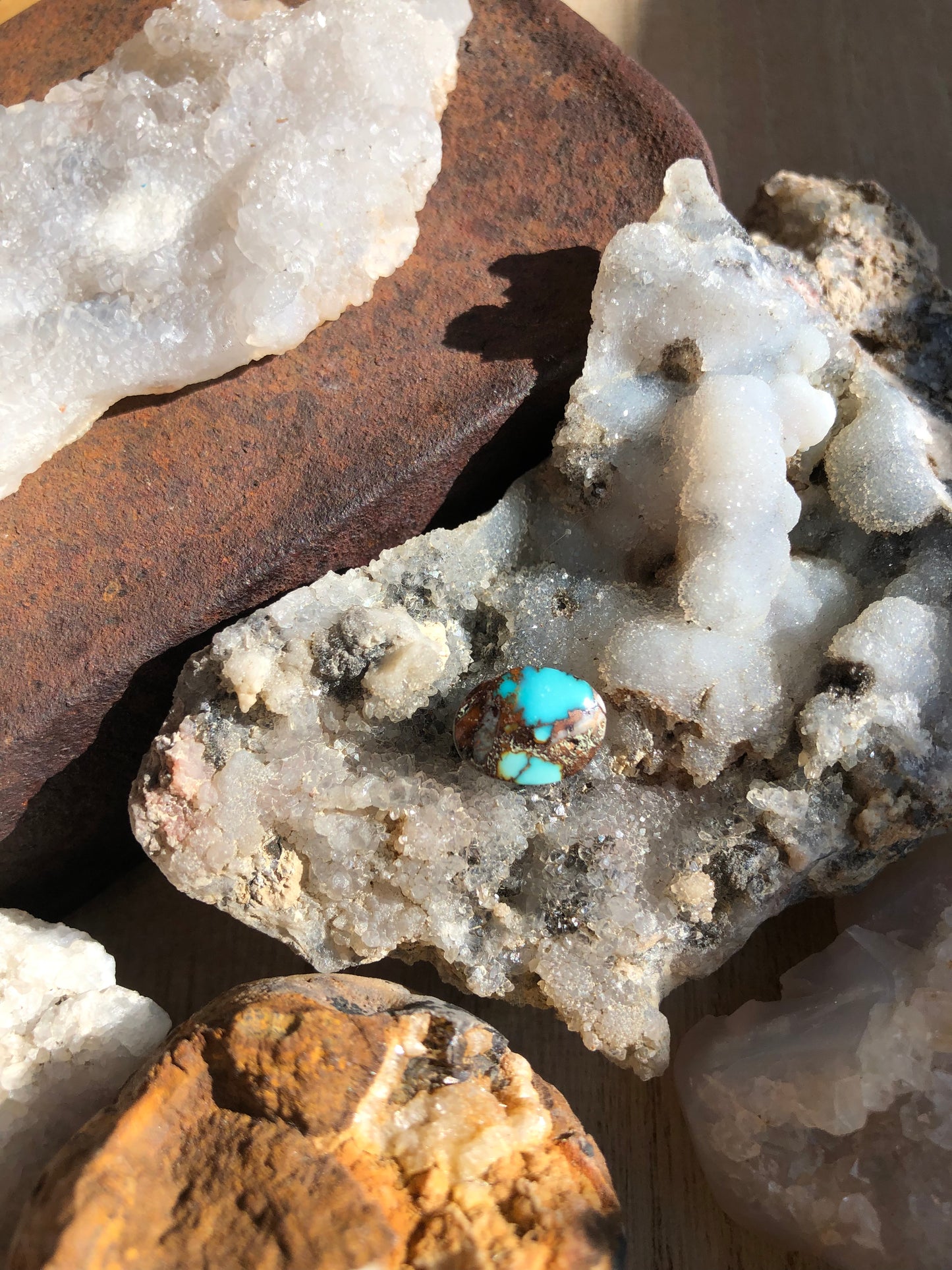 Natural Turquoise Cabochon - Silver Fox Mine