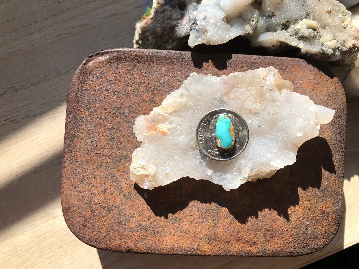 Natural Turquoise Cabochon - Silver Fox Mine