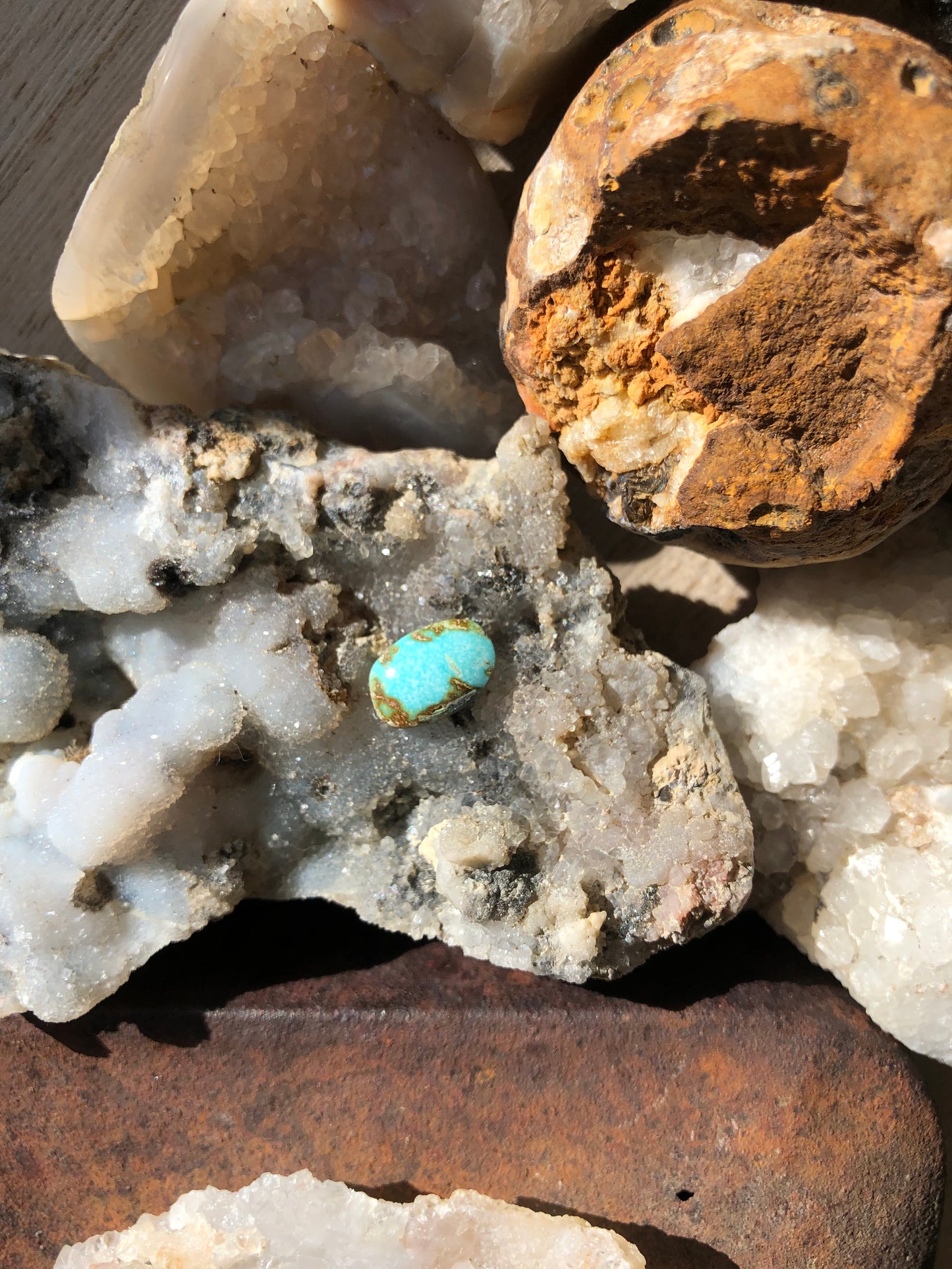 Natural Turquoise Cabochon - Silver Fox Mine