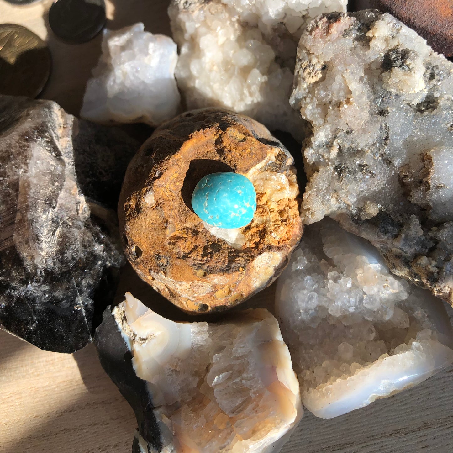 Natural Turquoise Cabochon - Silver Fox Mine