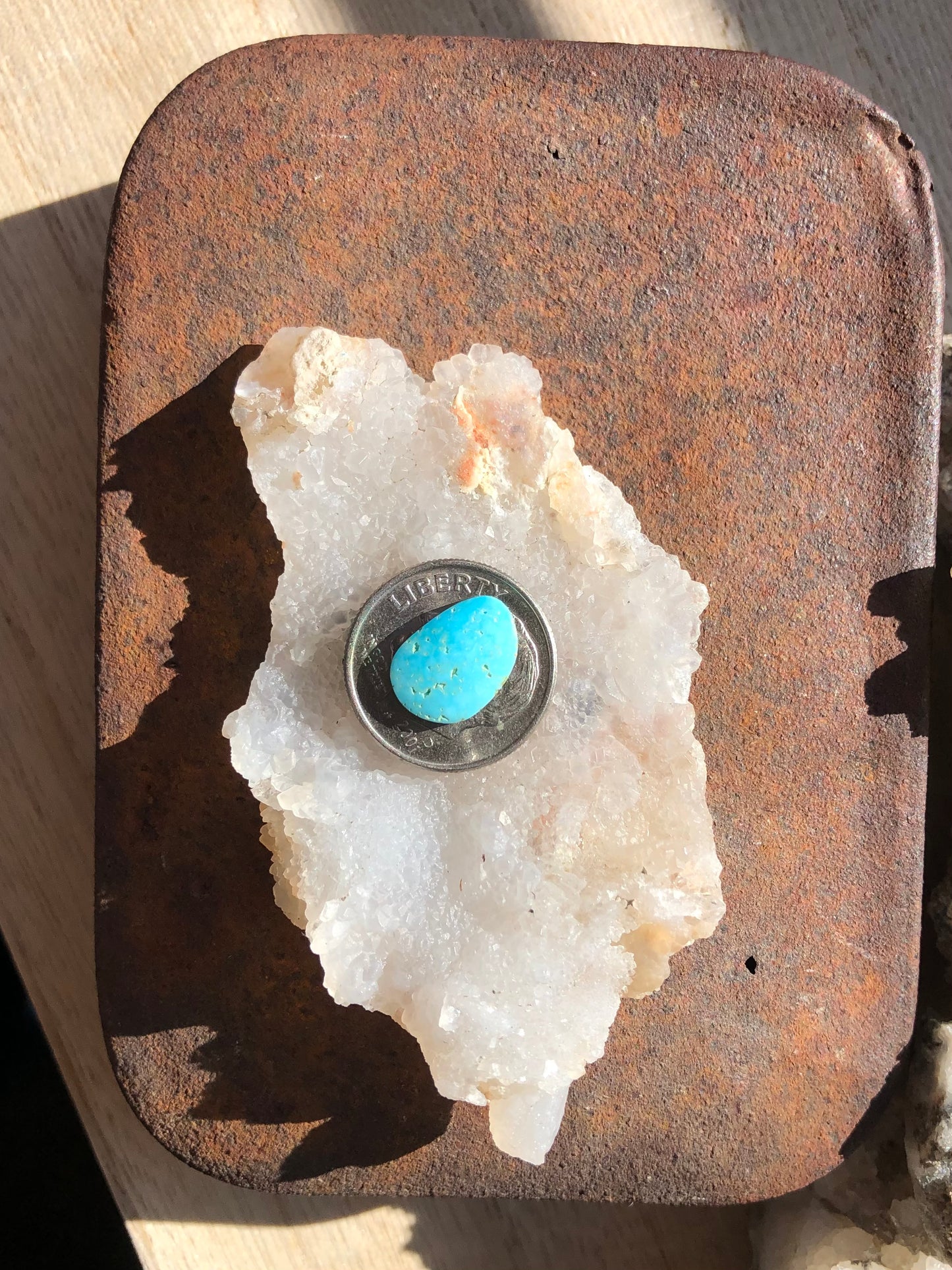 Natural Turquoise Cabochon - Silver Fox Mine