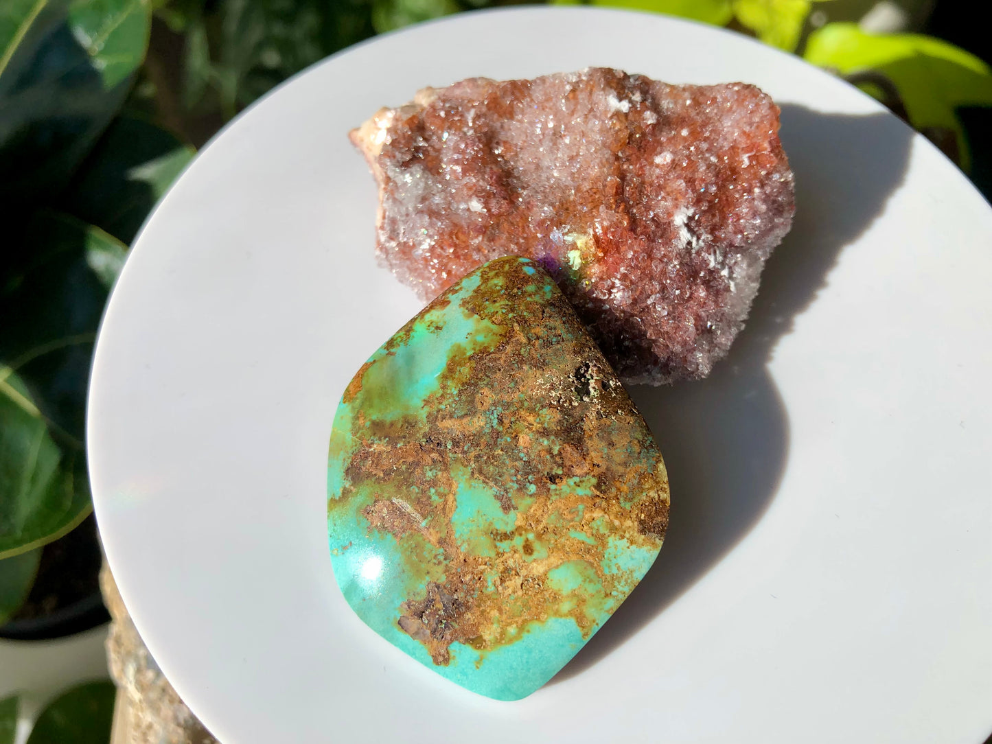 Natural Turquoise Cabochon - Silver Fox Mine