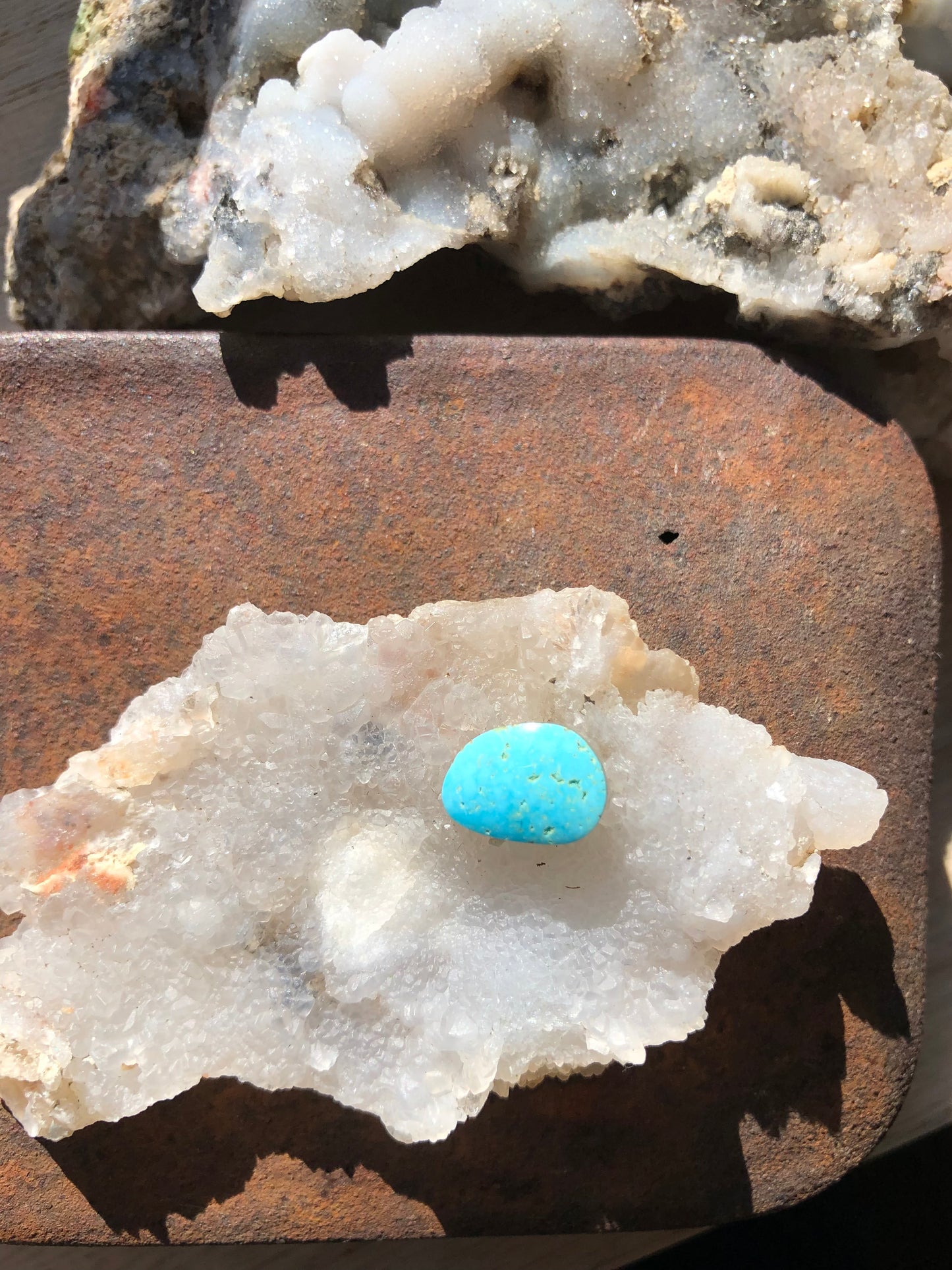 Natural Turquoise Cabochon - Silver Fox Mine