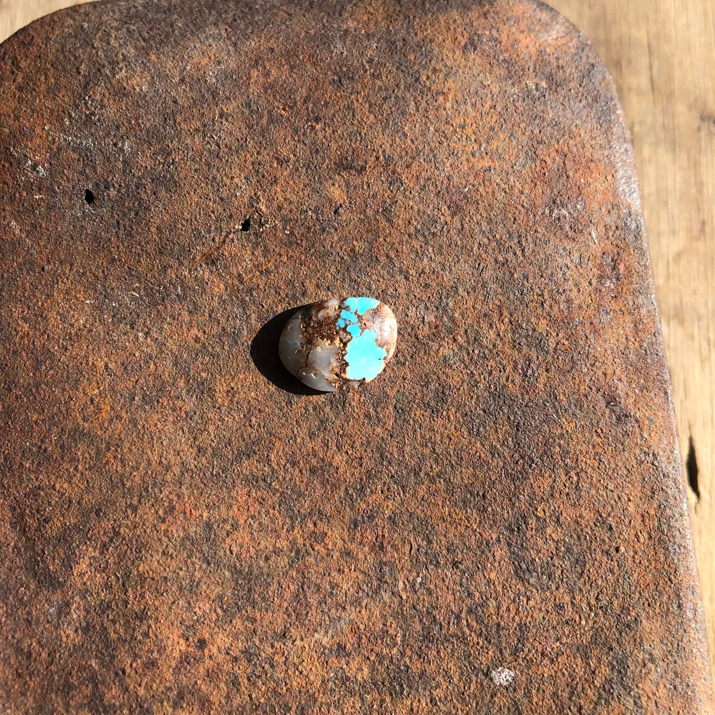 Natural Turquoise Cabochon - Silver Fox Mine