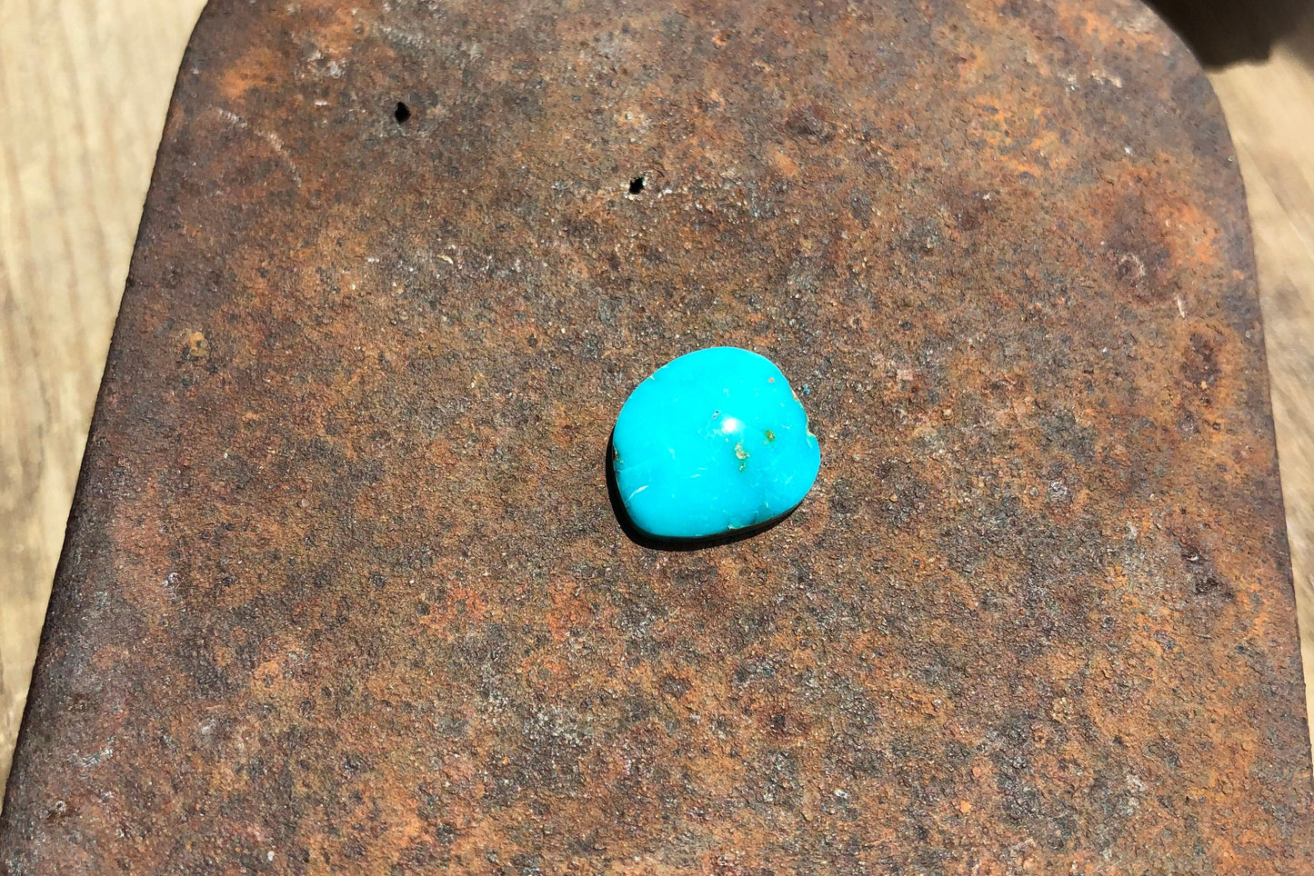 Silver Fox Nevada - Natural Turquoise Cabochon